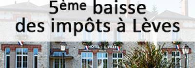 5ÈME BAISSE DES IMPÔTS LOCAUX À LÈVES
