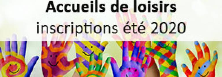 Accueils de loisirs : inscriptions pour les vacances d’été
