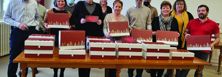 Colis de Noël des séniors