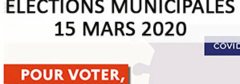 Élections municipales du 15 mars – mesures prises en situation d’épidémie de coronavirus