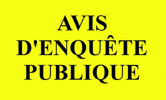 AVIS D'ENQUETE PUBLIQUE : PROJET DE MODIFICATION N°1 DU PLAN LOCAL D’URBANISME