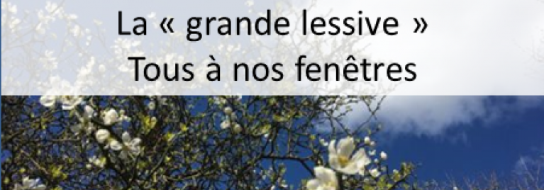 « la grande lessive » – fleurissons nos balcons contre le Coronavirus