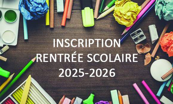 Inscrivez vos enfants aux écoles et aux services périscolaires