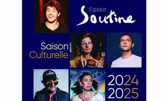 Nouvelle saison culturelle 2024-2025 à l'espace Soutine !