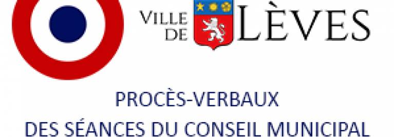 PROCÈS-VERBAUX DES SÉANCES DU CONSEIL MUNICIPAL – ANNÉE 2019